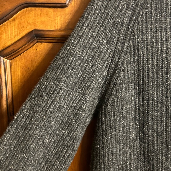 Marine Layer Mens Large Maurice Cardigan “Soot” grey wool alpaca - Picture 4 of 10